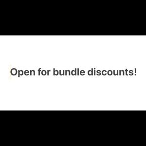 All reasonable offers accepted!